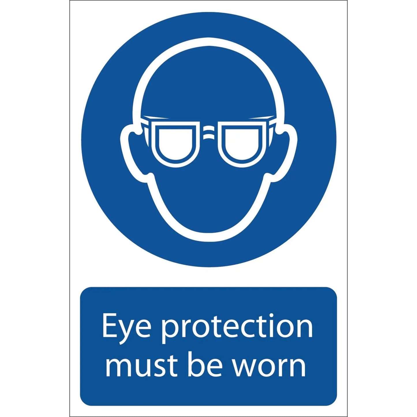 Draper 72080 Eye Protection' Mandatory Sign 200 x 300mm Draper