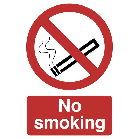 Draper 72165 No Smoking' Prohibition Sign 200 x 300mm Draper