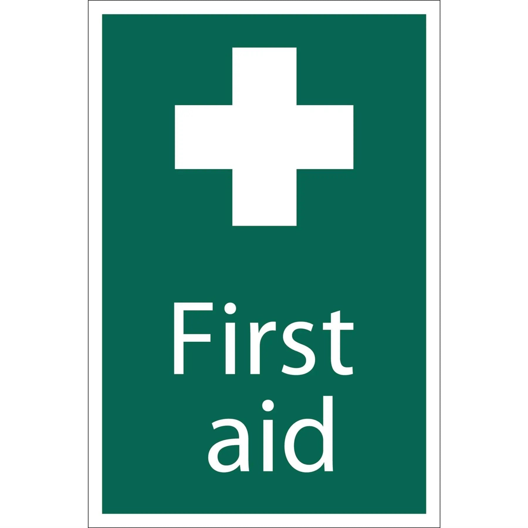 Draper 72534 First Aid' Safety Sign 200 x 300mm Draper