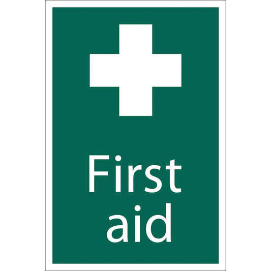 Draper 72534 First Aid' Safety Sign 200 x 300mm Draper