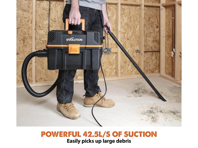 Evolution R15VAC L Class Wet & Dry Vacuum 1000W 240V Evolution