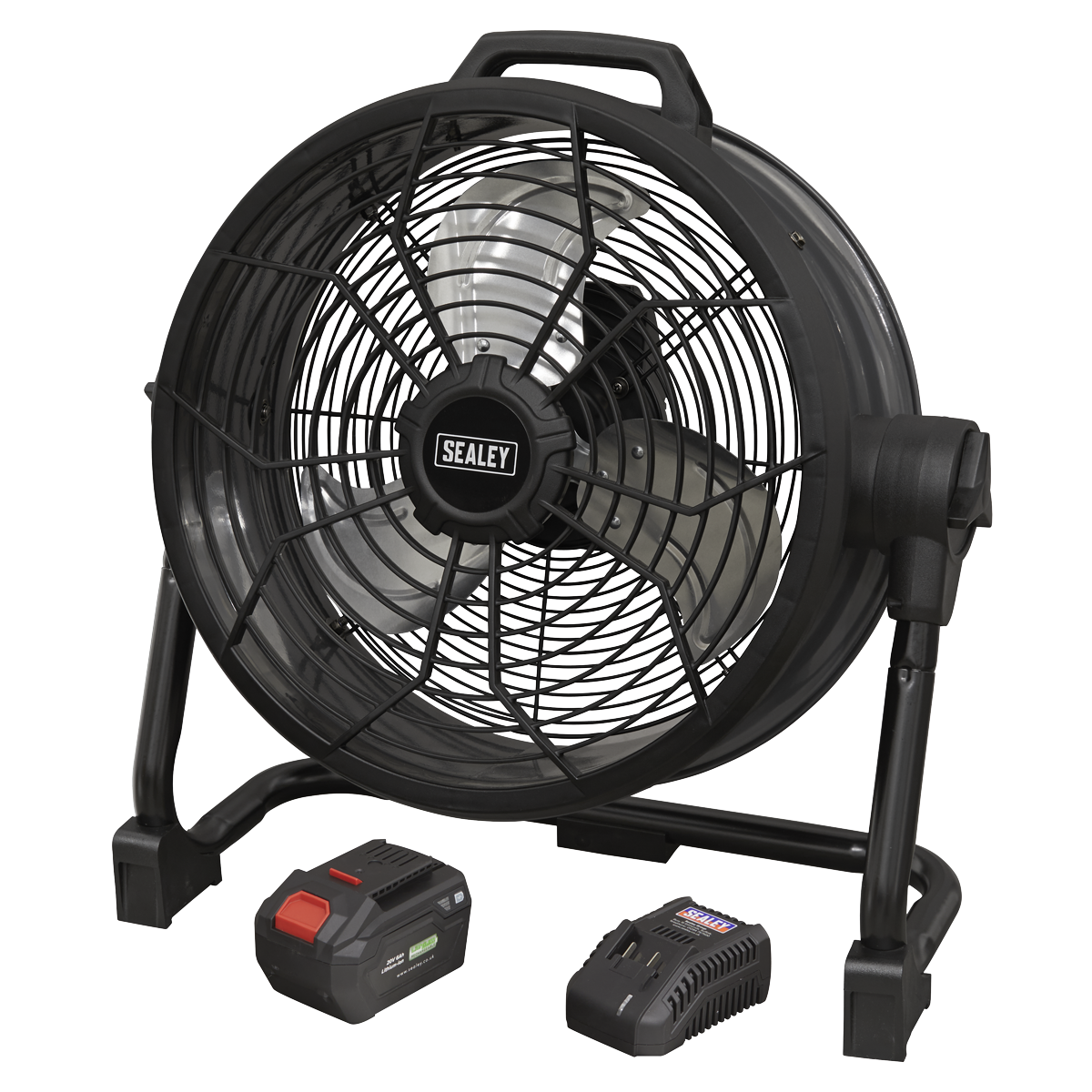 Sealey HVD16CCOMBO 2-in-1 Cordless/Corded 16" High Velocity Drum Fan 20V SV20 Series Kit Sealey