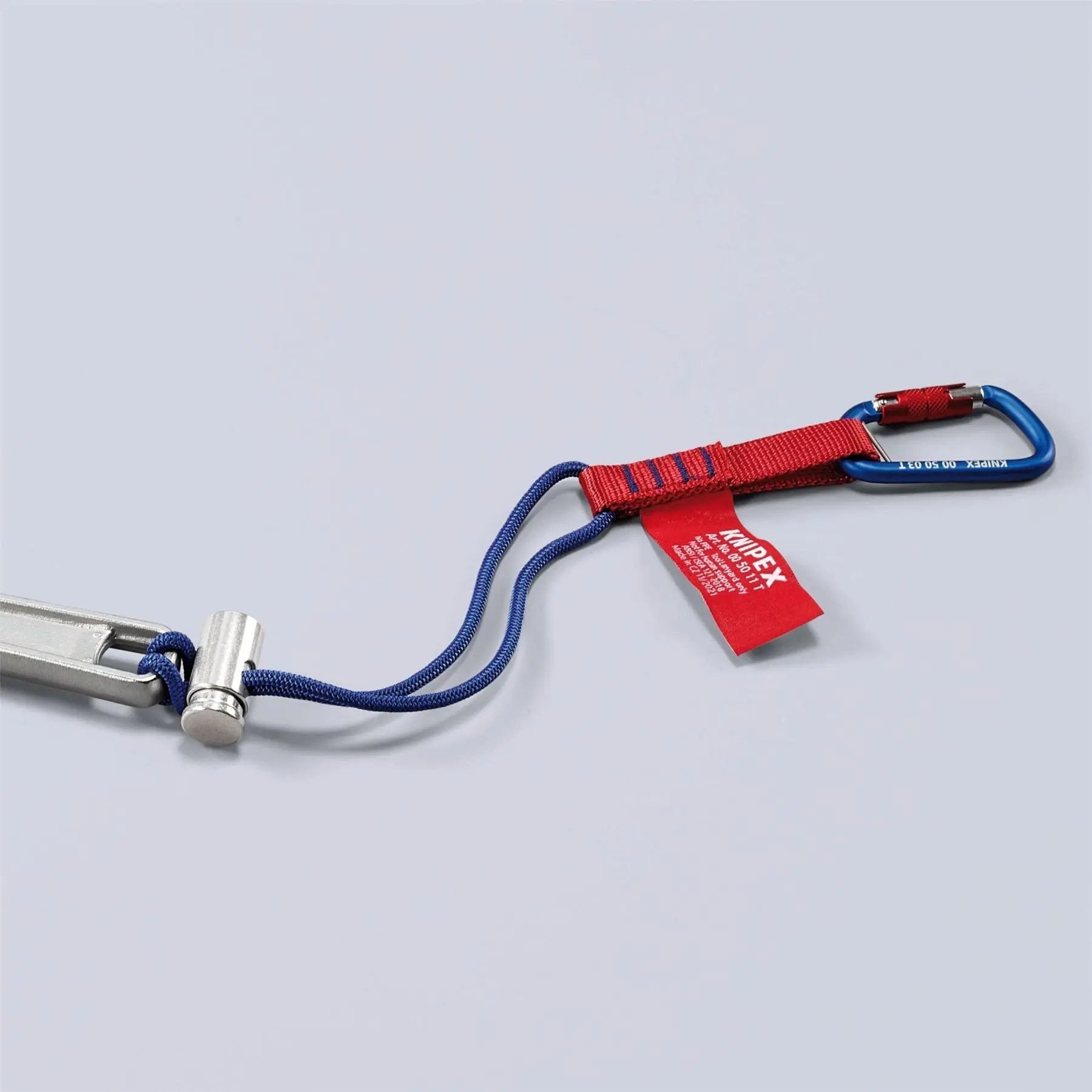 Knipex 04766 00 50 13 T BK Adapter Straps with fixated carabiner Draper