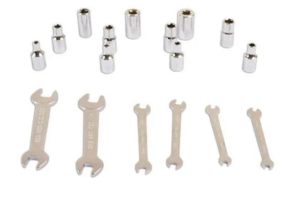 Laser Tools 7132 BA Spanner & Socket Set 1/4"D 17pc Laser Tools