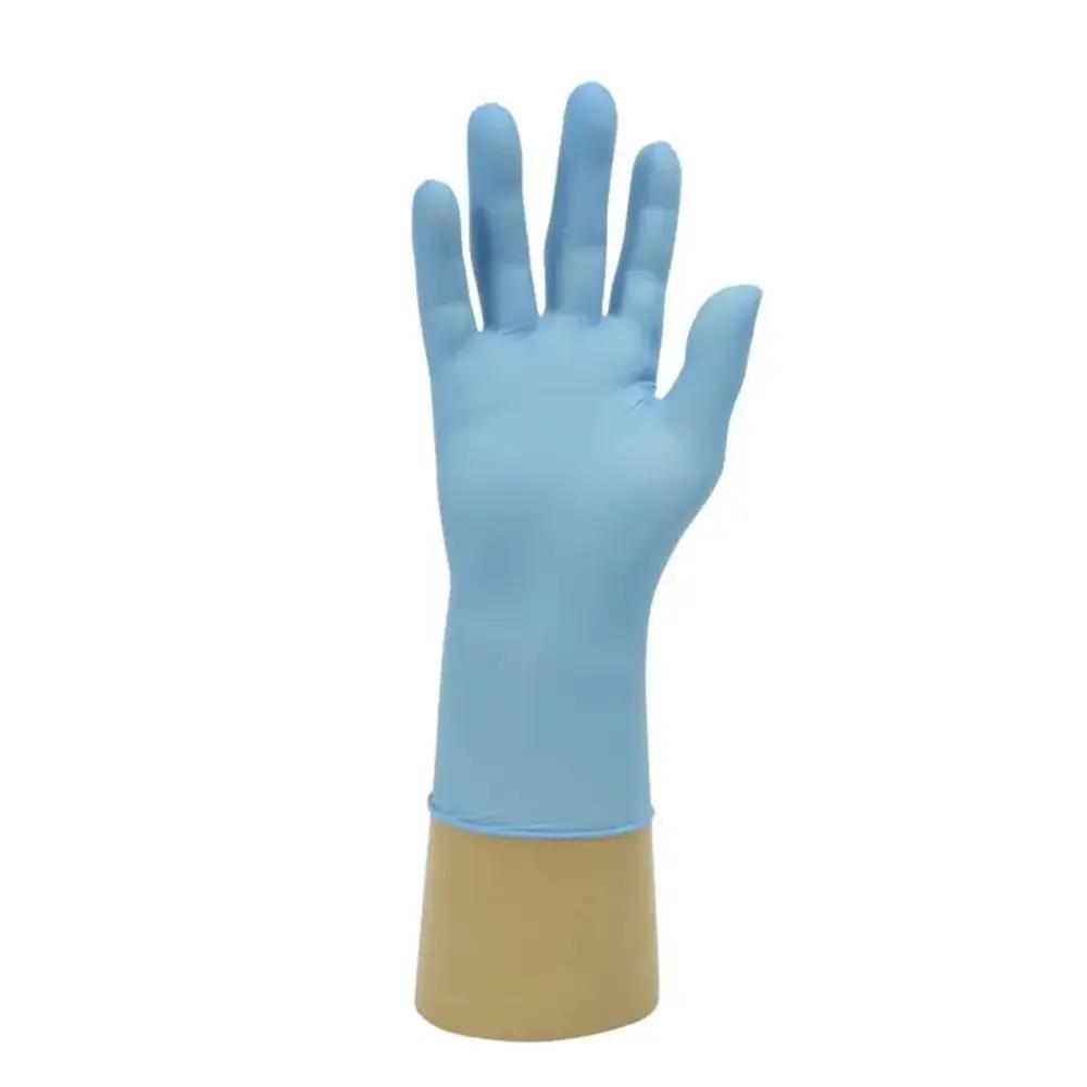 Shield GD19 Blue Nitrile Disposable Gloves – Powder Free, Latex Free (Box of 100) Shield