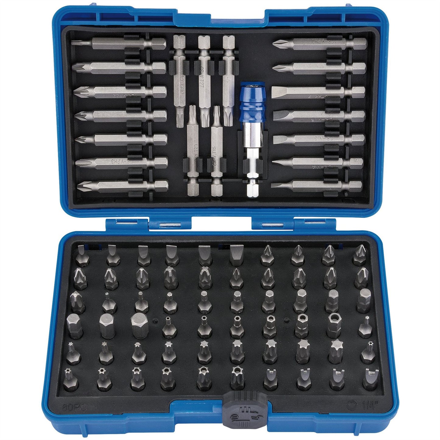 Draper 82396 Screwdriver and Bit Holder Set 80 Piece Draper