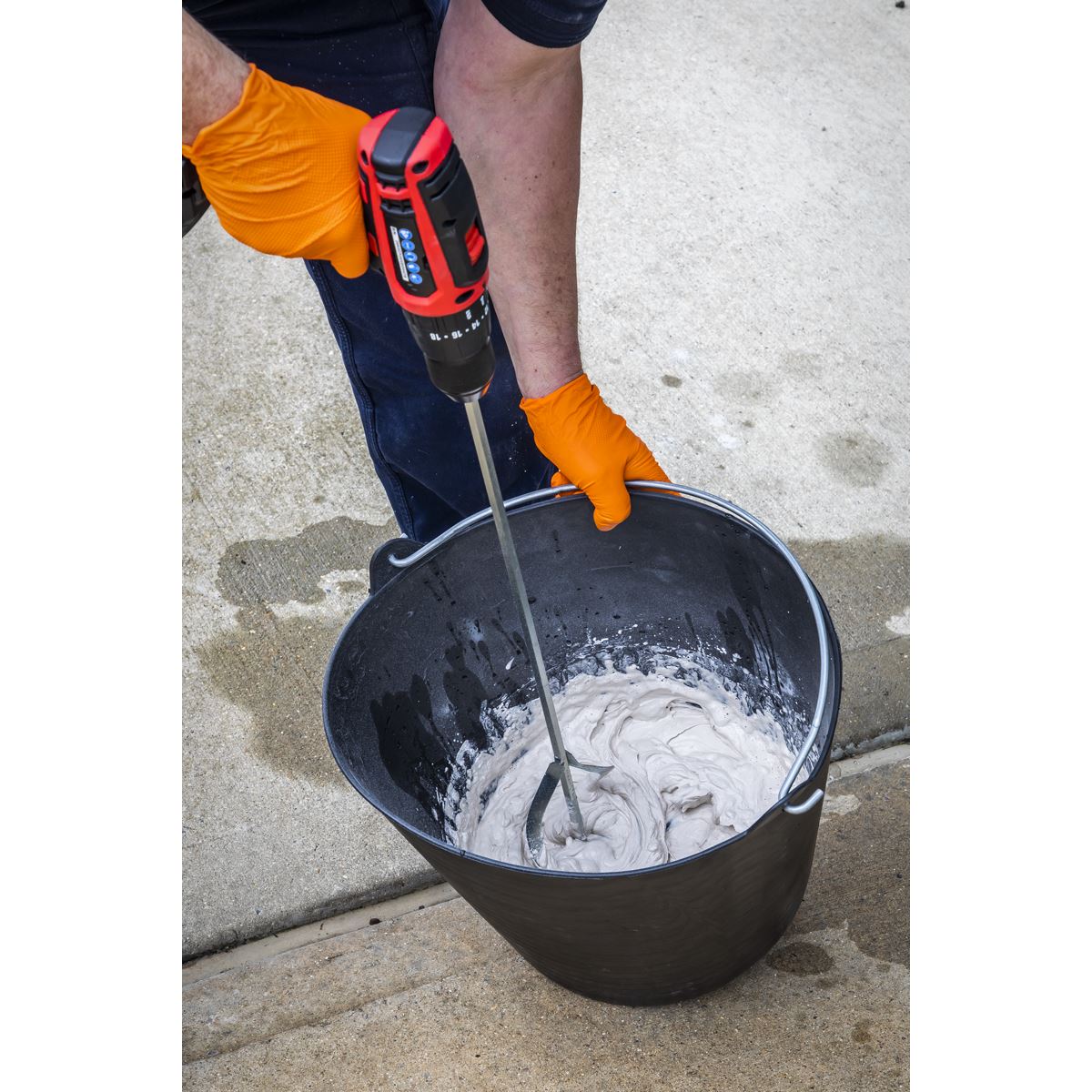 Sealey SR701 Hex Shank Mixer Paddle 100 x 600mm Sealey