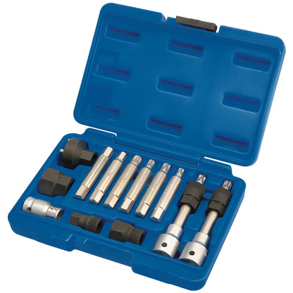 Draper 31913 Alternator Pulley Tool Kit 13 Piece Draper
