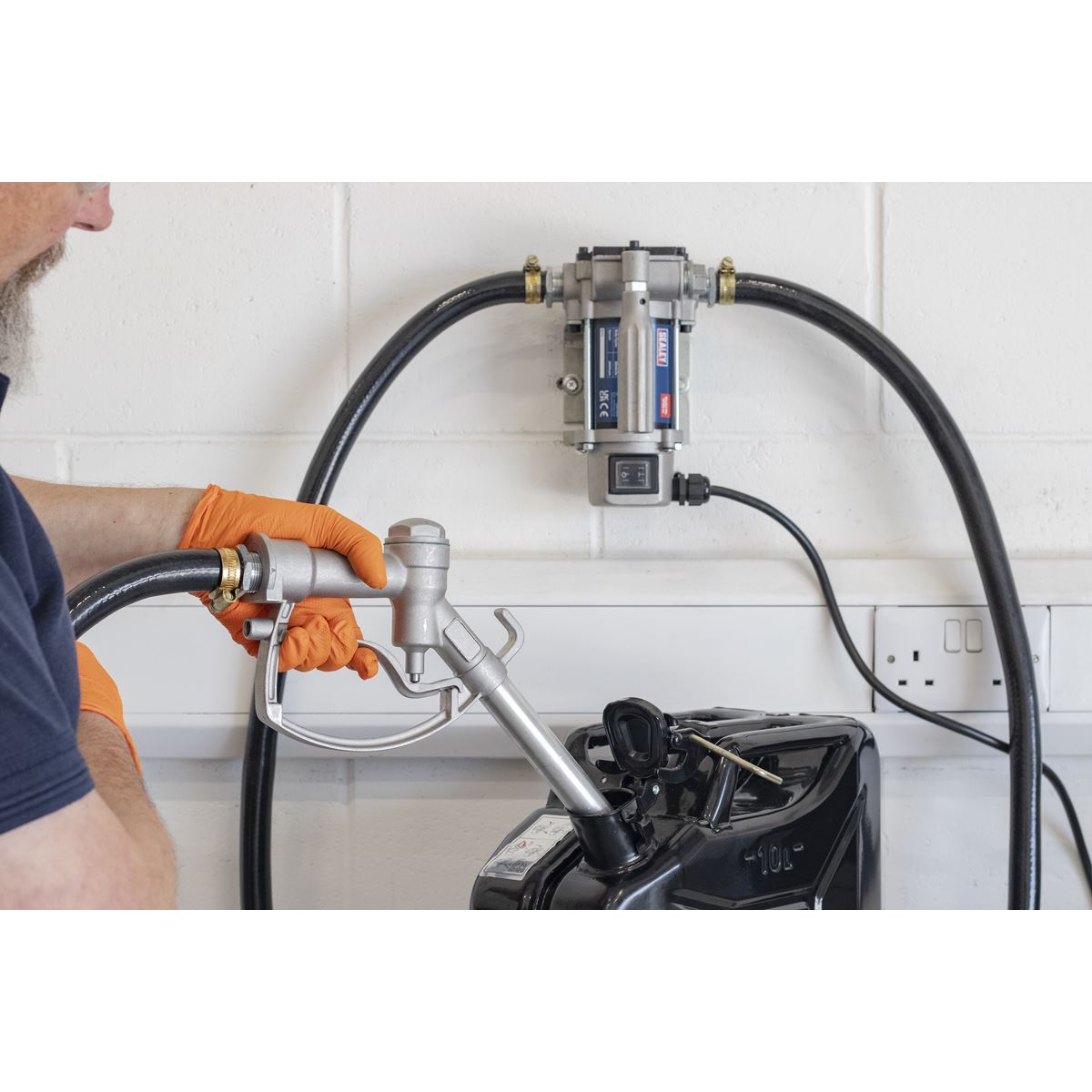 Sealey TP96 Diesel/Fluid Transfer Pump Portable 12V Sealey