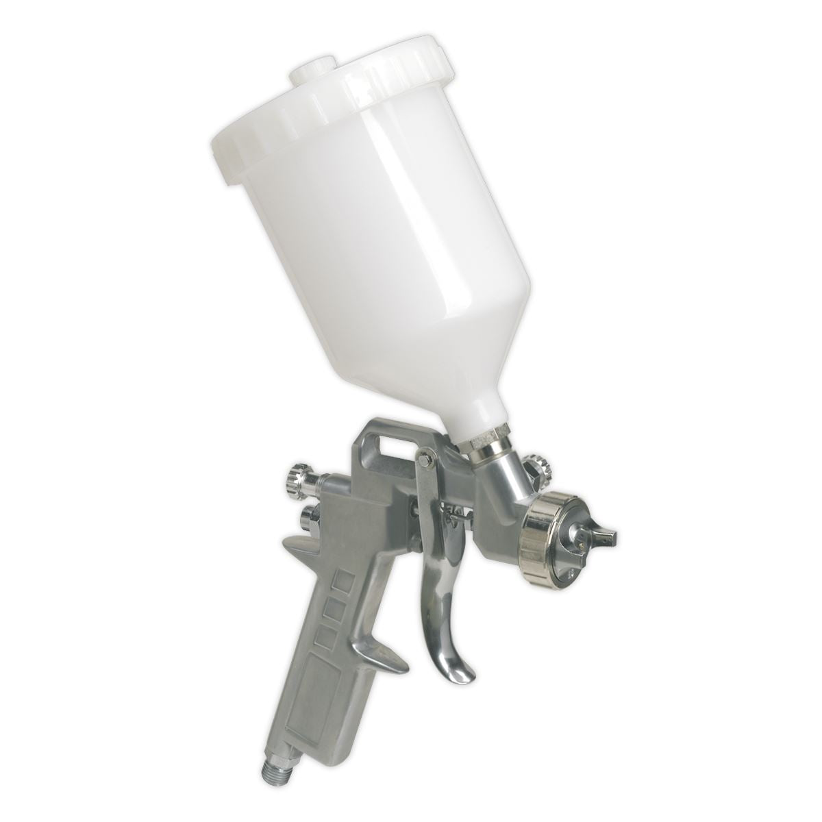 Sealey SSG502 Spray Gun Gravity Feed 1.8mm Set-Up Sealey