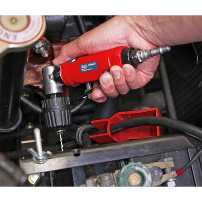 Sealey GSA231 Air Angle Drill with Ø10mm Keyless Chuck Sealey