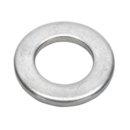 Sealey FWA1630 Flat Washer DIN 125 M16 x 30mm Form A Zinc Pack of 50 Sealey