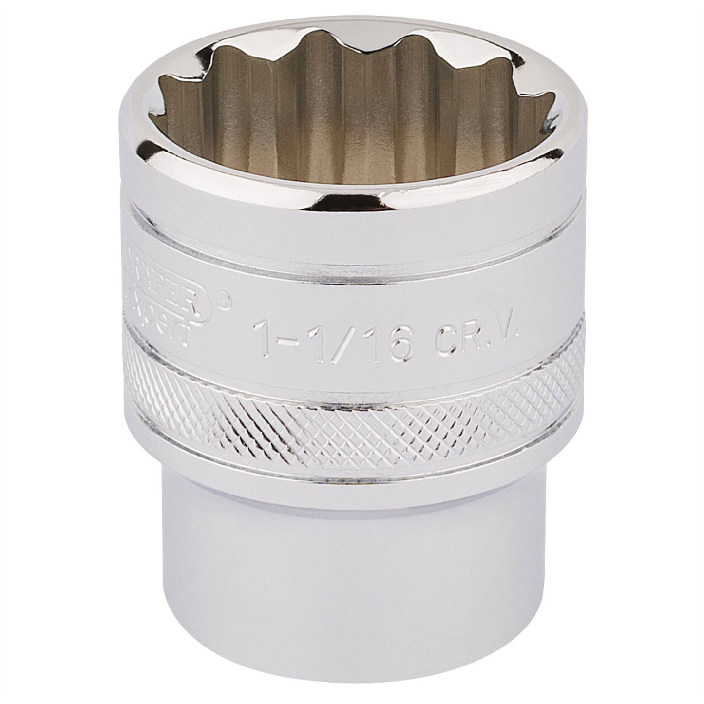 Draper 33726 HI-TORQ® 12 Point Socket 1/2" Sq. Dr. 1.1/16" Draper