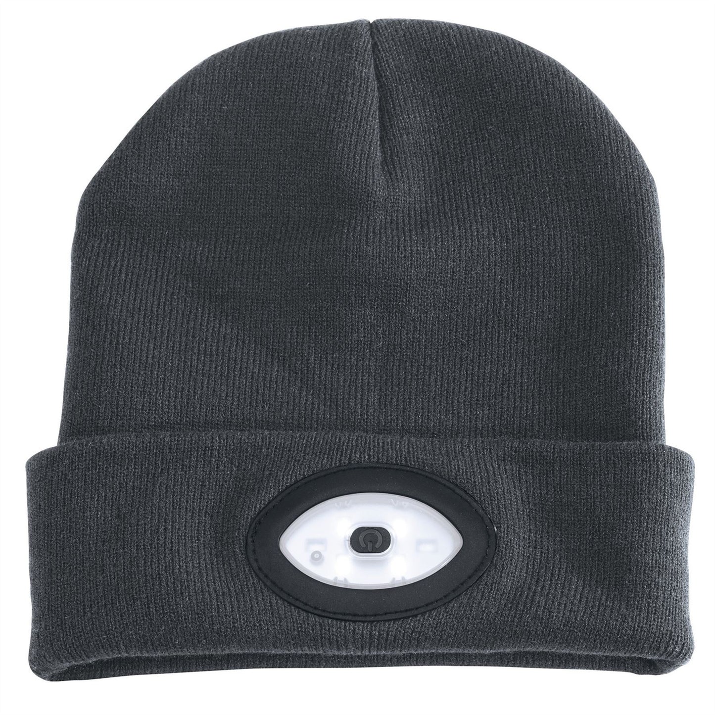Draper 99522 Beanie Hat with Rechargeable Torch One Size 1W 100 Lumens Grey Draper