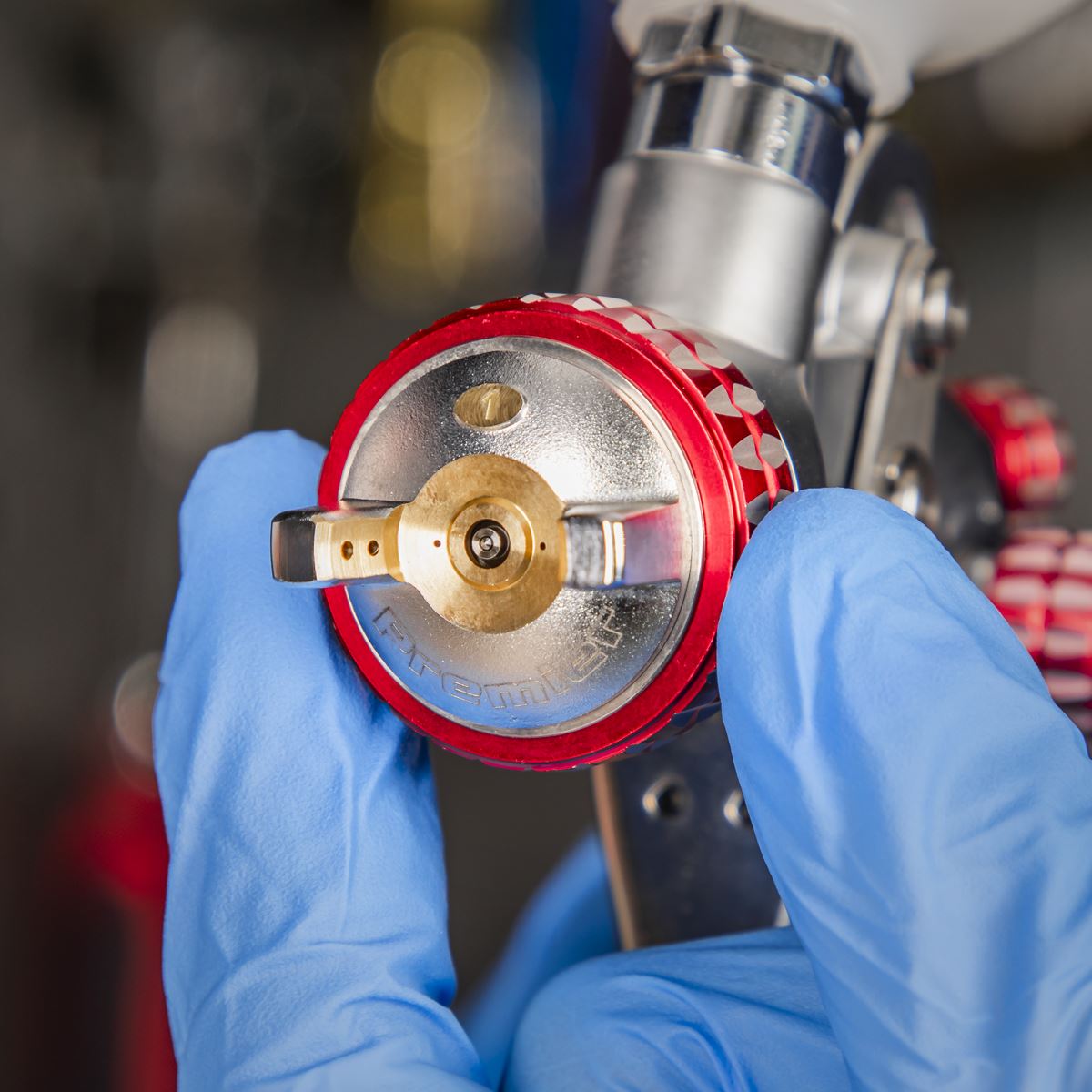 Sealey HVLP04 HVLP Gravity Feed Touch-Up Spray Gun - 1mm Set-Up Sealey