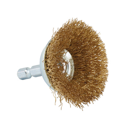 Draper 41431 Brassed Steel Crimped Wire Cup Brush 40mm Draper