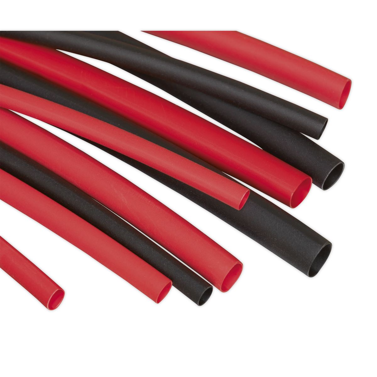 Sealey HST501BR Heat Shrink Tubing Assortment 180pc 50 & 100mm Black & Red Sealey