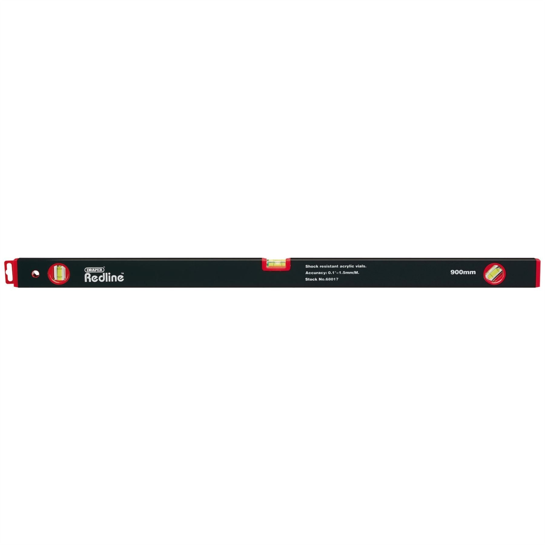 Draper 68017 Redline® Box Spirit Level 900mm Draper