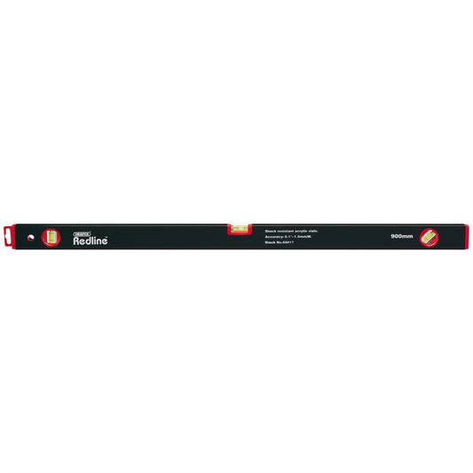 Draper 68017 Redline® Box Spirit Level 900mm Draper