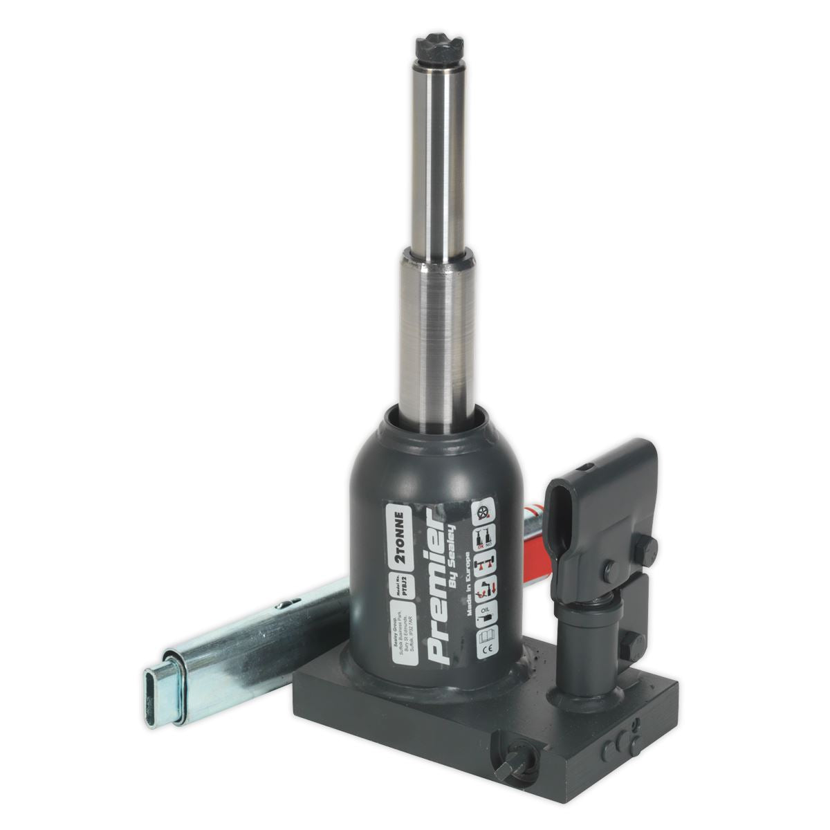 Sealey PTBJ2 Premier Telescopic Bottle Jack 2 Tonne Sealey