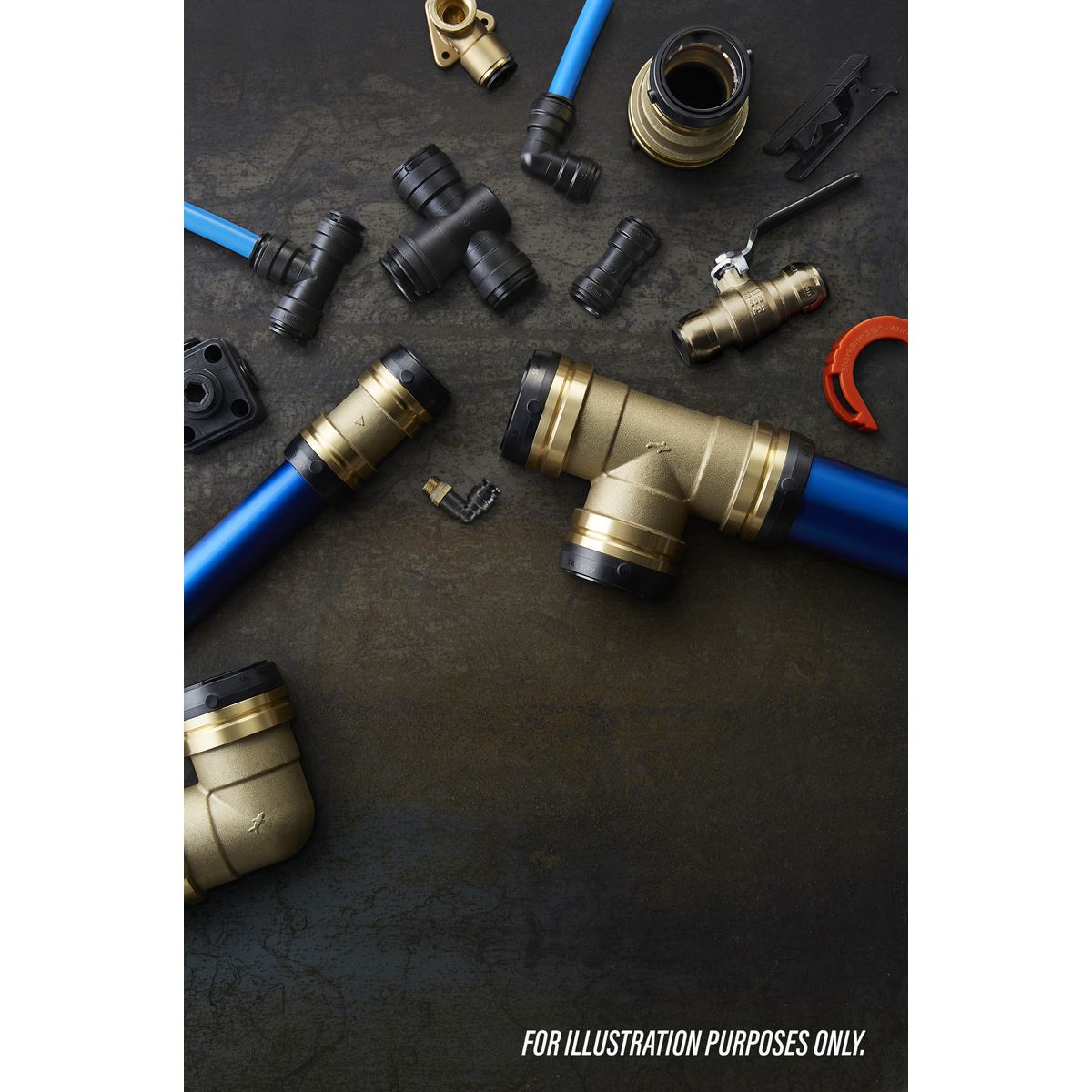 Sealey SBA28PC SharkBite® Pipe Clip Ø28mm Pack of 10 Sealey