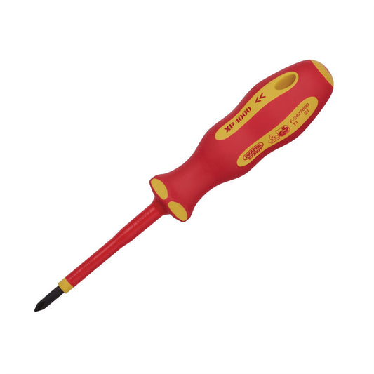 Draper 64429 XP1000® VDE Cross Slot Screwdriver No.1 x 80mm Draper