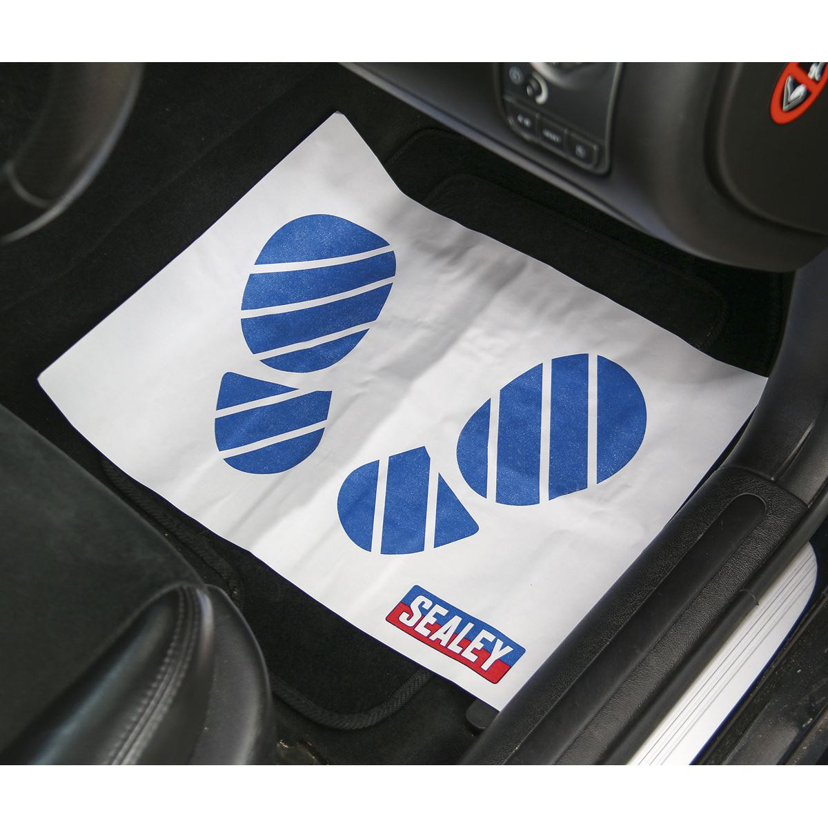 Sealey CCSET550 5-in-1 Disposable Car Interior Protection Kit - Display Box of 50 Sealey