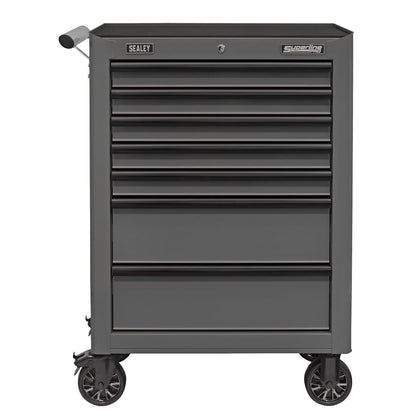 Sealey AP26479TG Rollcab 7 Drawer with Ball-Bearing Slides - Grey/Black Sealey