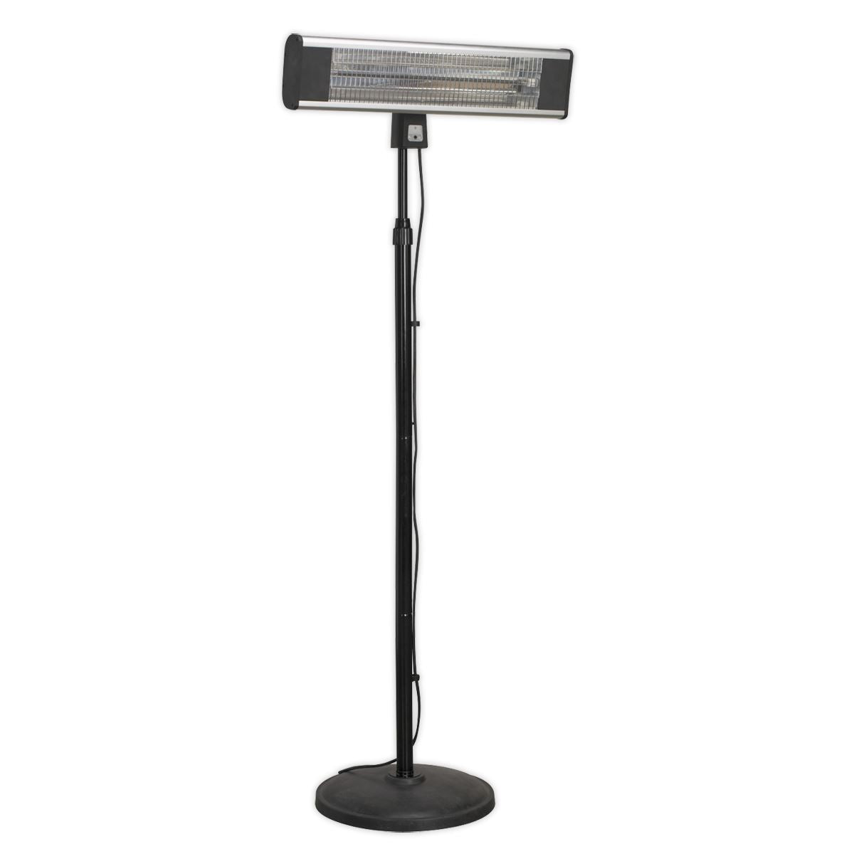 Sealey IFSH1809R High Efficiency Carbon Fibre Infrared Patio Heater 1800W/230V with Telescopic Floor Stand Sealey