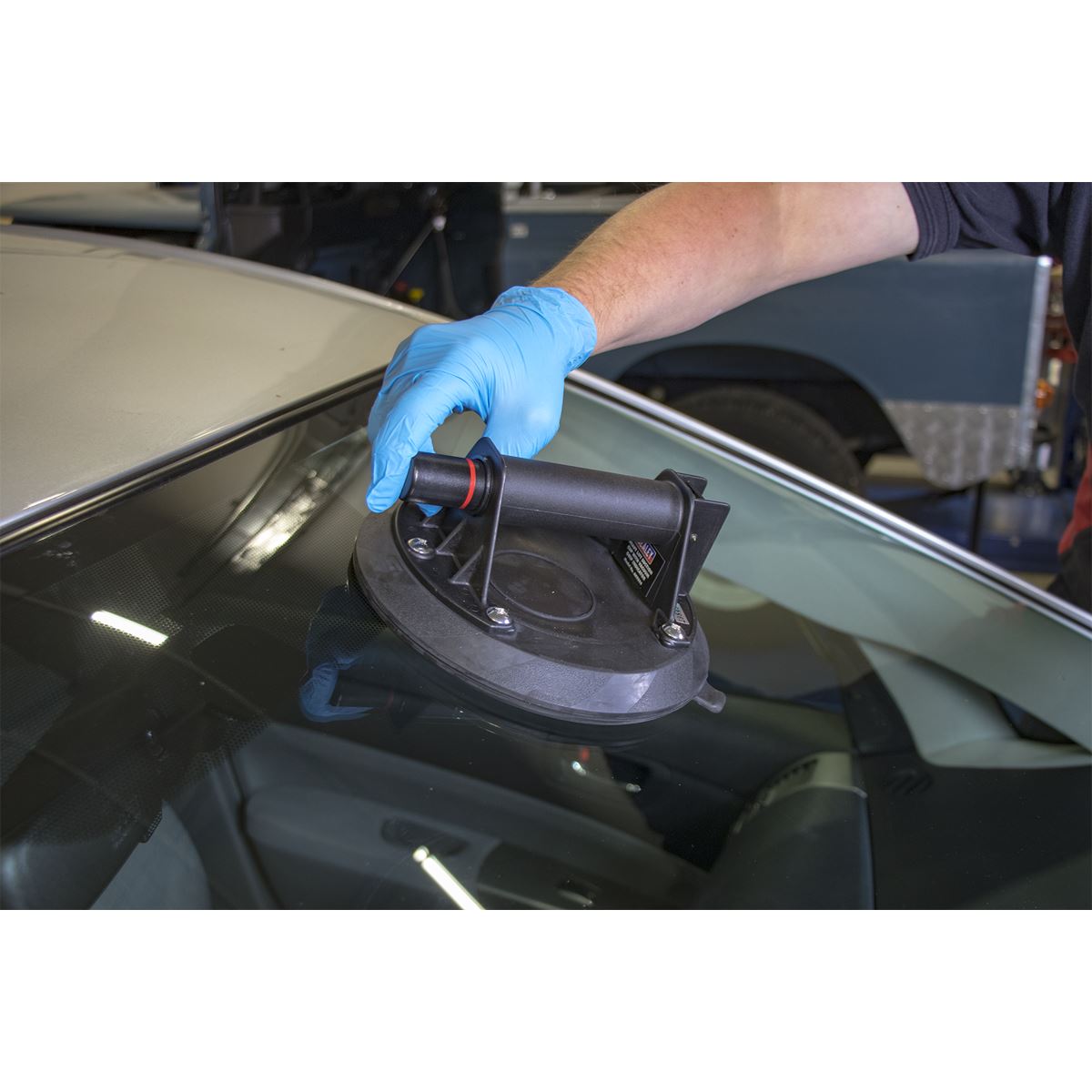 Sealey AK9894 Heavy Lift Suction Cup with Vacuum Grip Indicator Sealey