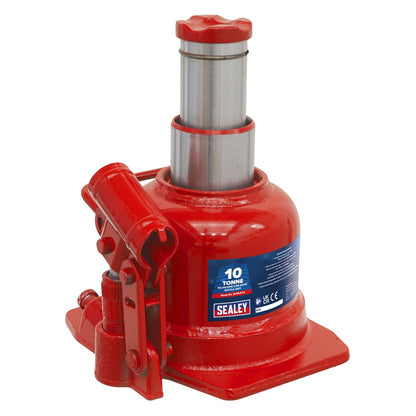 Sealey BJ10LE Low Profile Telescopic Bottle Jack 10 Tonne Sealey