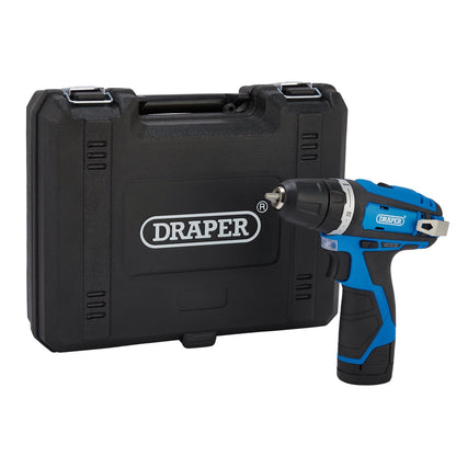 Draper 70328 12V Drill Driver 1 x 1.5Ah Battery 1 x Fast Charger Draper