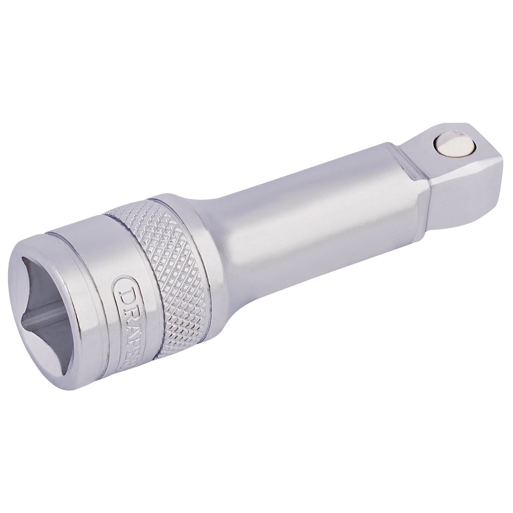Draper 16761 Satin Chrome Wobble Extension Bar 1/2" Sq. Dr. 75mm Draper