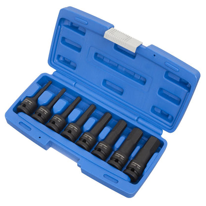 Sealey AK5601 Impact Hex Socket Bit Set 1/2"Sq Drive Sealey