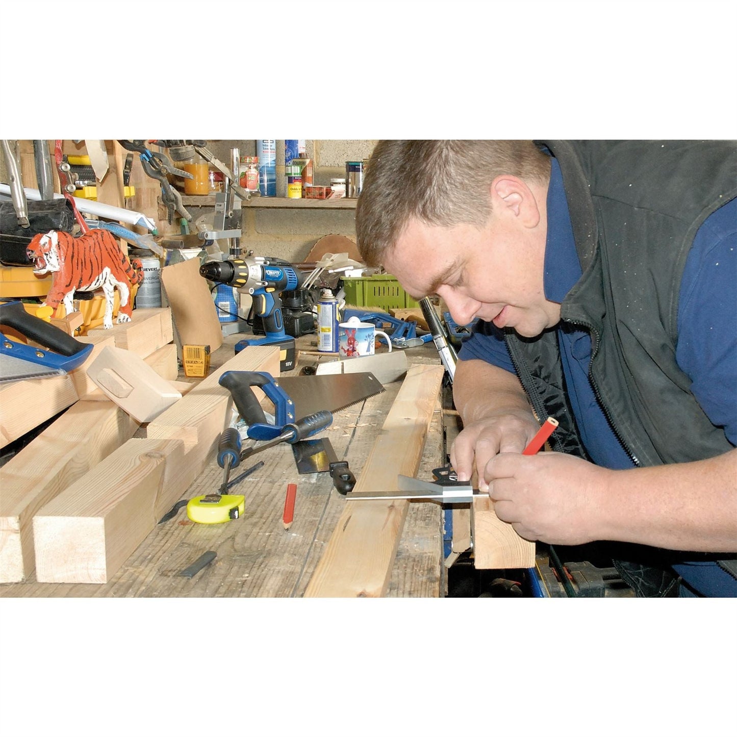 Draper 34703 Metric and Imperial Combination Square 300mm Draper