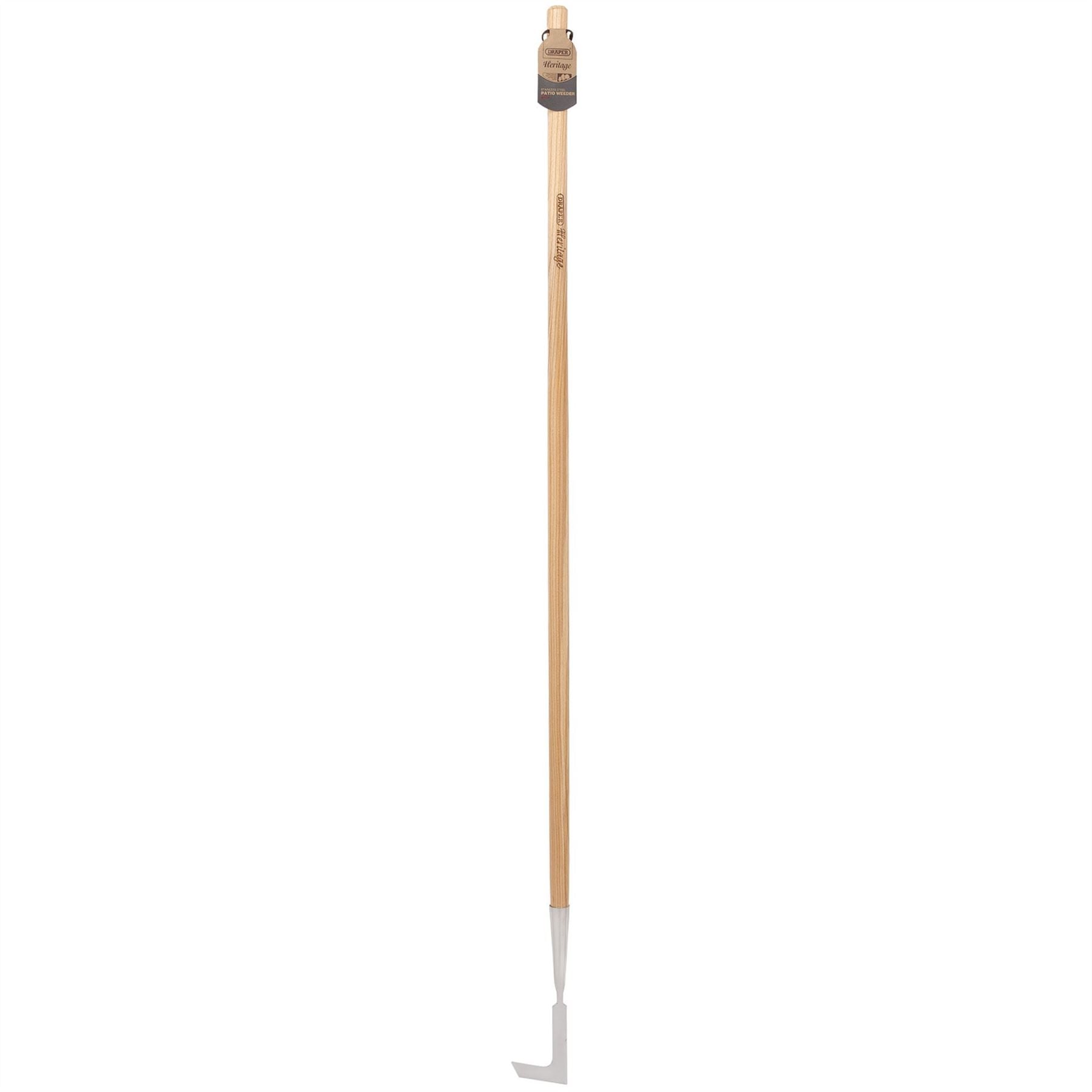 Draper 99016 Heritage Stainless Steel Patio Weeder with Ash Handle Draper