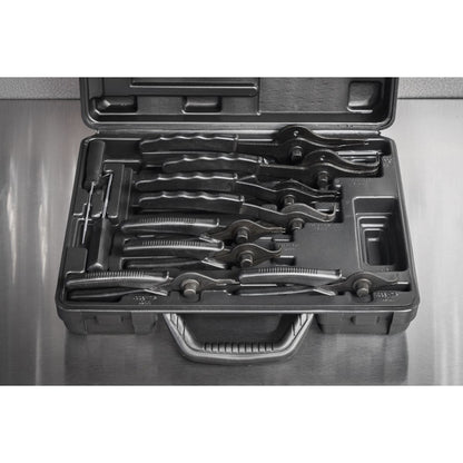 Siegen S01064 Circlip Pliers Set 10pc Internal/External Siegen