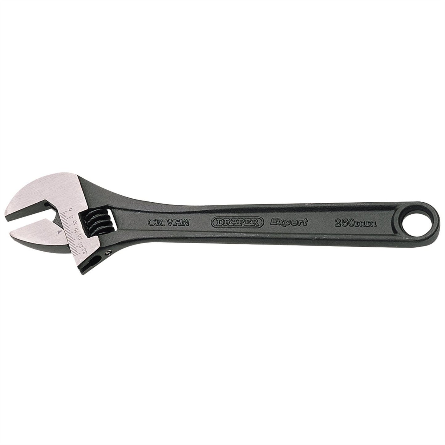 Draper 52681 Expert Crescent-Type Adjustable Wrench with Phosphate Finish 250mm 33mm Draper