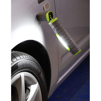 Sealey LED3606G Rechargeable 360° Inspection Lamp 15W & 3W SMD LED Green 2 x Lithium-ion Sealey