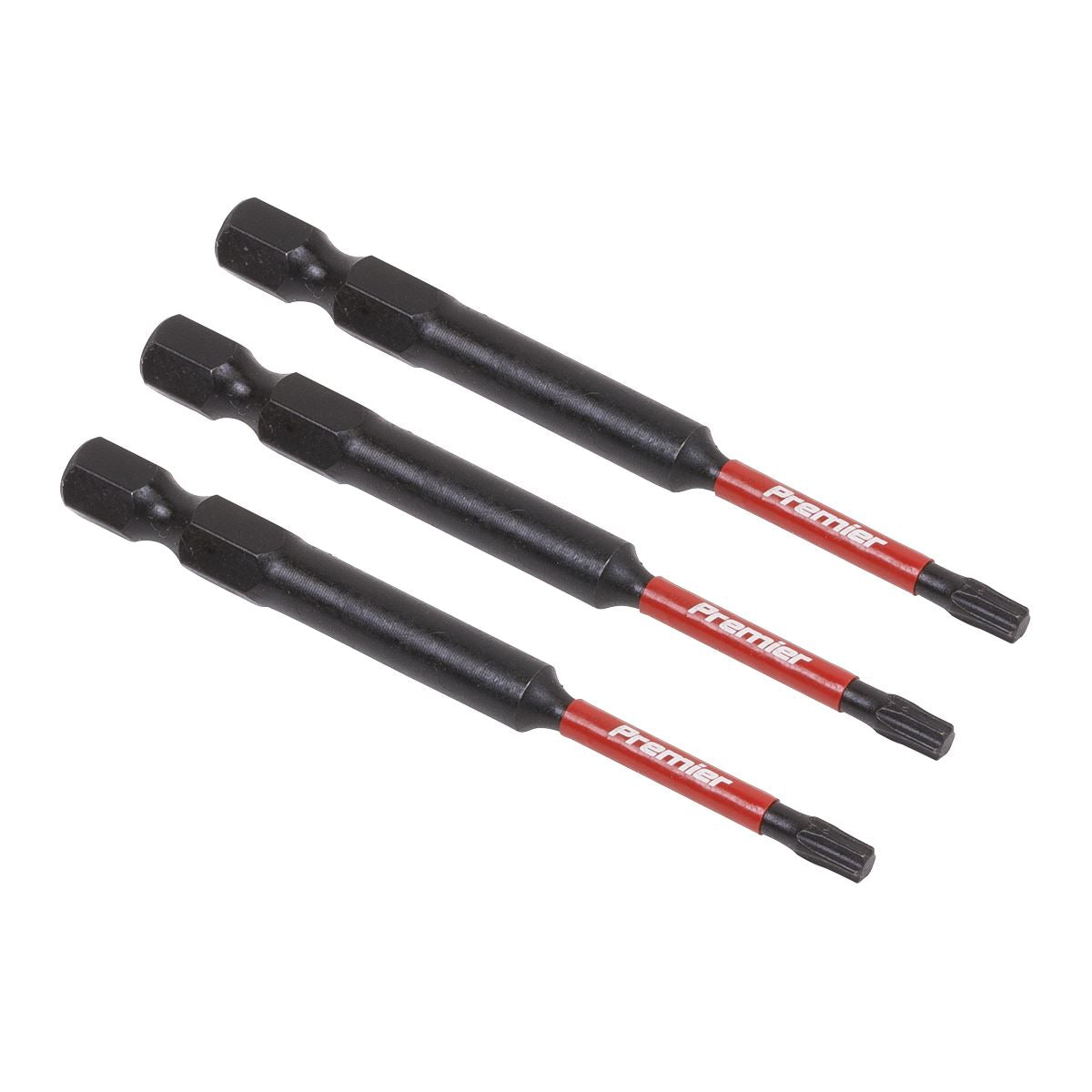 Sealey AK8266 TRX-Star* T15 Impact Power Tool Bits 75mm - 3pc Sealey