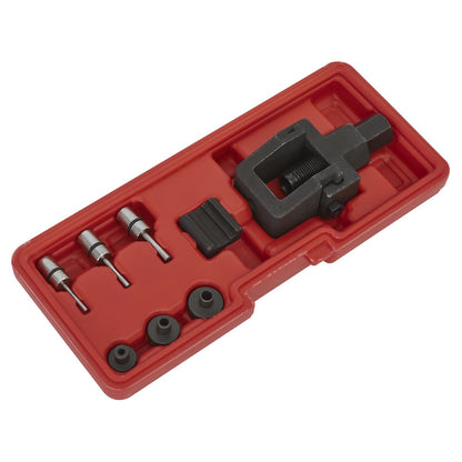 Sealey SMC4 Heavy-Duty Motorcycle Chain Splitter & Riveting Tool Set Sealey