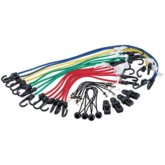 Draper 93447 Assorted Bungee Pack with Storage Case 28 Piece Draper