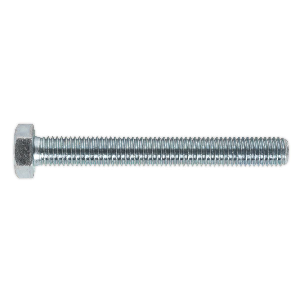 Sealey SS12100 HT Setscrew M12 x 100mm 8.8 Zinc Pack of 10 Sealey