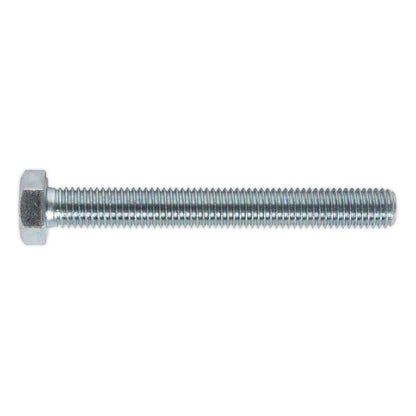 Sealey SS12100 HT Setscrew M12 x 100mm 8.8 Zinc Pack of 10 Sealey