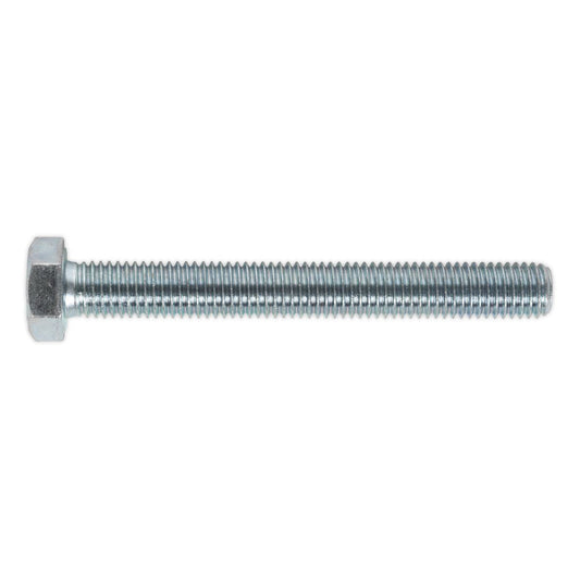 Sealey SS12100 HT Setscrew M12 x 100mm 8.8 Zinc Pack of 10 Sealey