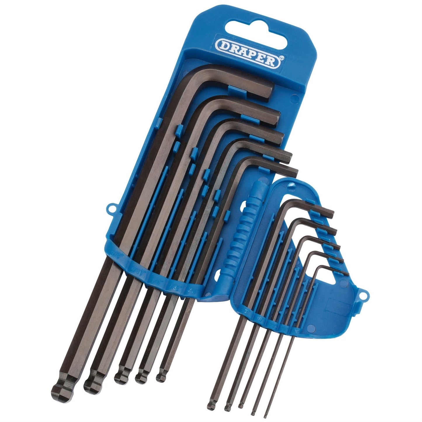 Draper 33716 Imperial Hex. and Ball End Hex. Key Set 10 Piece Draper