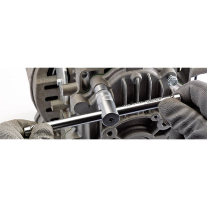 Draper 16788 Satin Chrome Sliding T Bar 3/8" Sq. Dr. Draper