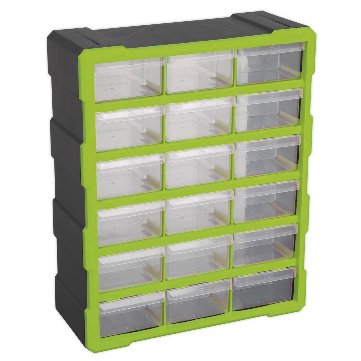 Sealey APDC18HV Cabinet Box 18 Drawer - Green/Black Sealey