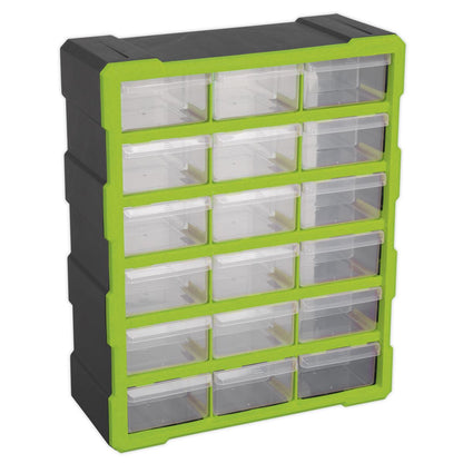 Sealey APDC18HV Cabinet Box 18 Drawer - Green/Black Sealey