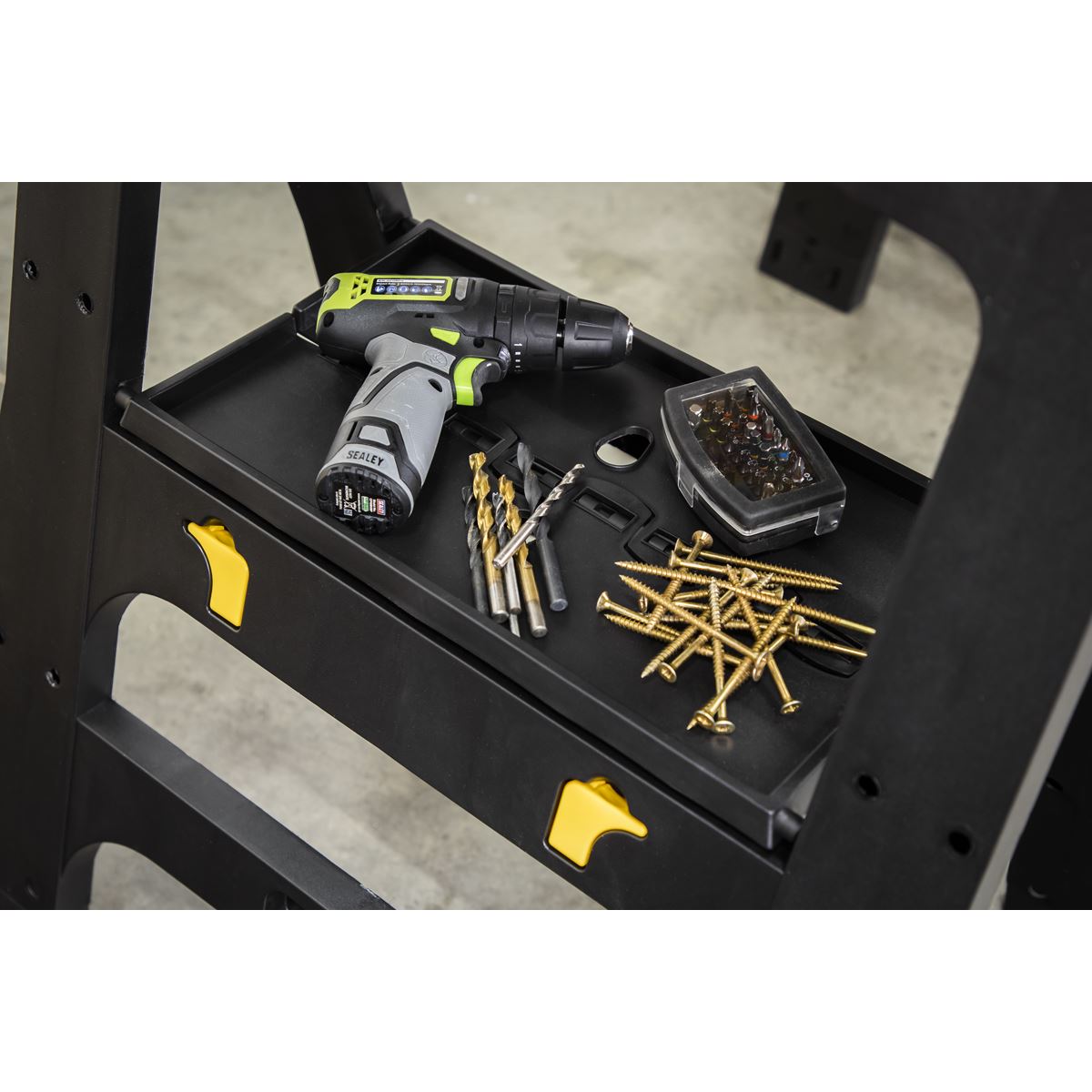 Sealey FDT42 Heavy-Duty Folding Composite Trestles Sealey